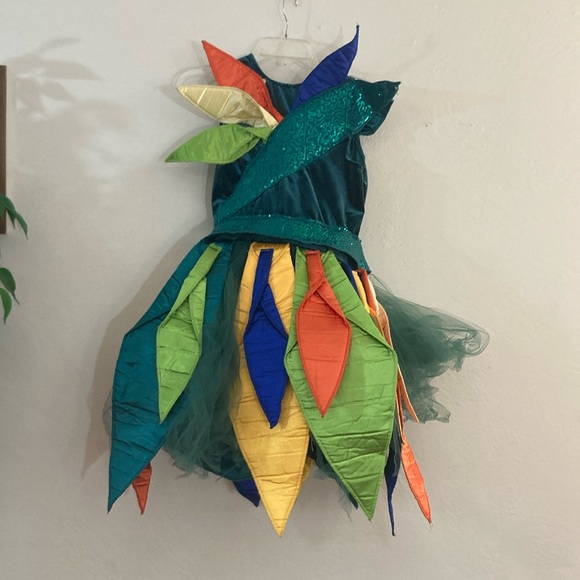COPY - Wishcraft Chasing Fireflies  Birds of Paradise Costume sz 16 preowned - Picture 1 of 8